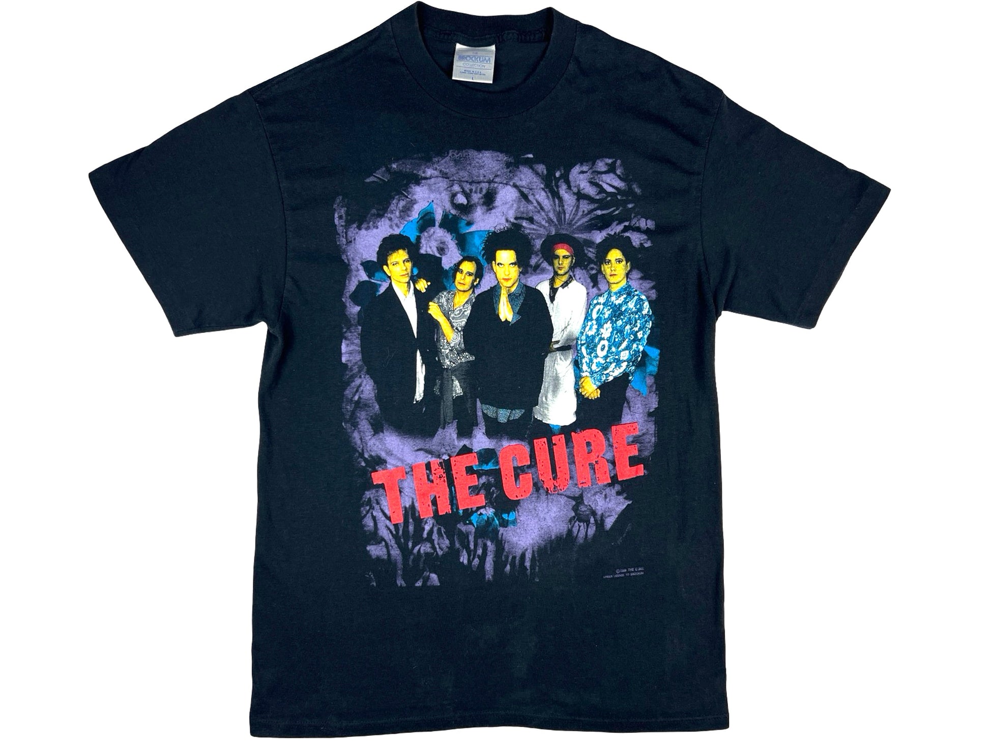 Vintage The Cure 'The Prayer Tour' Black T-Shirt 80s 90s Robert Smith Emo Goth Indie Rock Band