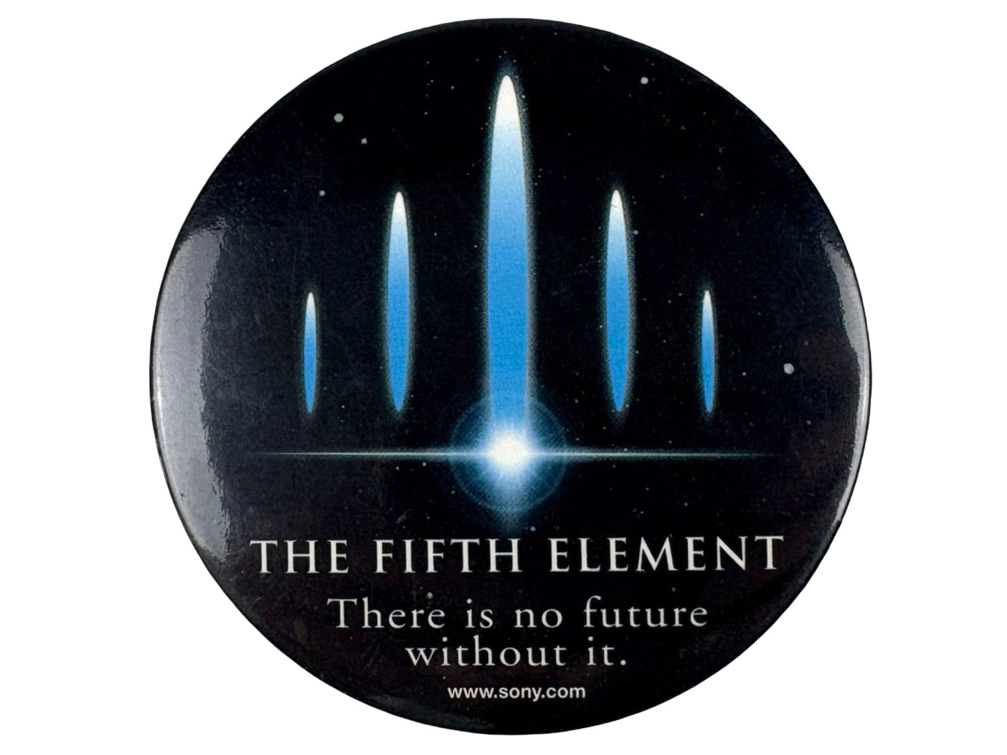 Vintage The Fifth Element Circle Pin Movie promo 90s sci-fi science fiction