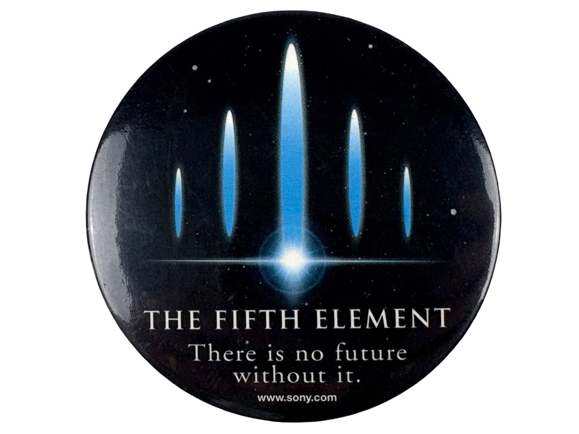 Vintage The Fifth Element Circle Pin Movie promo 90s sci-fi science fiction