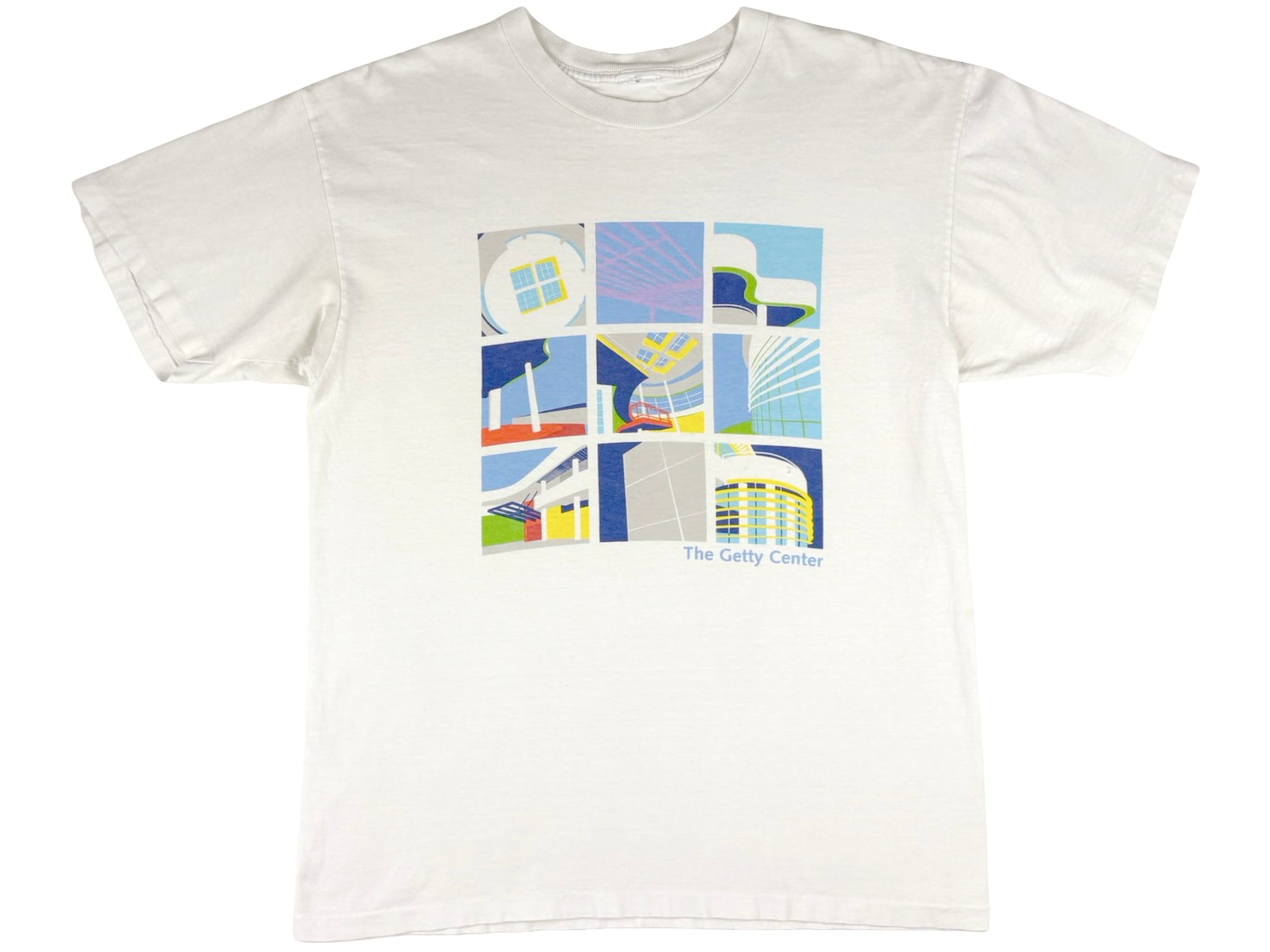 Vintage The Getty Museum White T-Shirt 90s LA Los Angeles