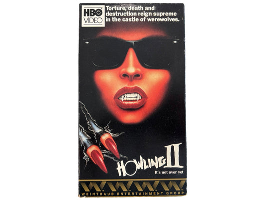 Vintage The Howling II VHS Werewolf 90s 80s horror video tape