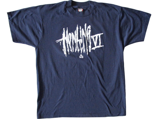Vintage The Howling VI x Blockbuster Video Blue T-Shirt 80s 90s Horror movie Werewolf 
