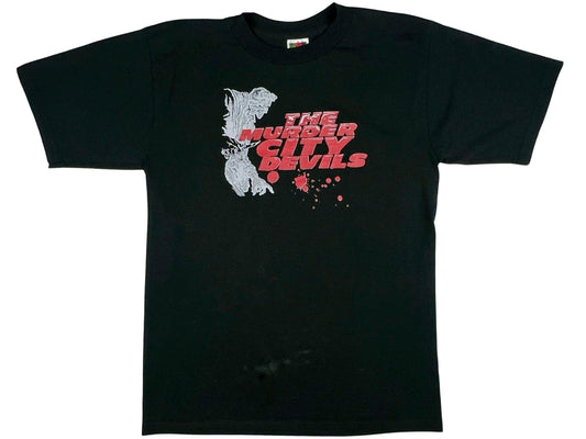 Vintage The Murder City 'Devils Knife Fight' Black T-Shirt 90s y2k Hardcore punk roick & Roll