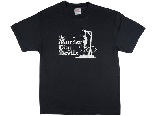 Vintage The Murder City 'Devils Hang Man' T-Shirt hardcore Punk Rock & Roll 90s y2k