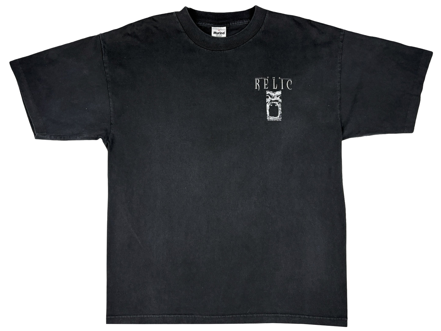 Vintage The Relic Movie Black T-Shirt 90s Horror Sci-Fi Museum Science Fiction