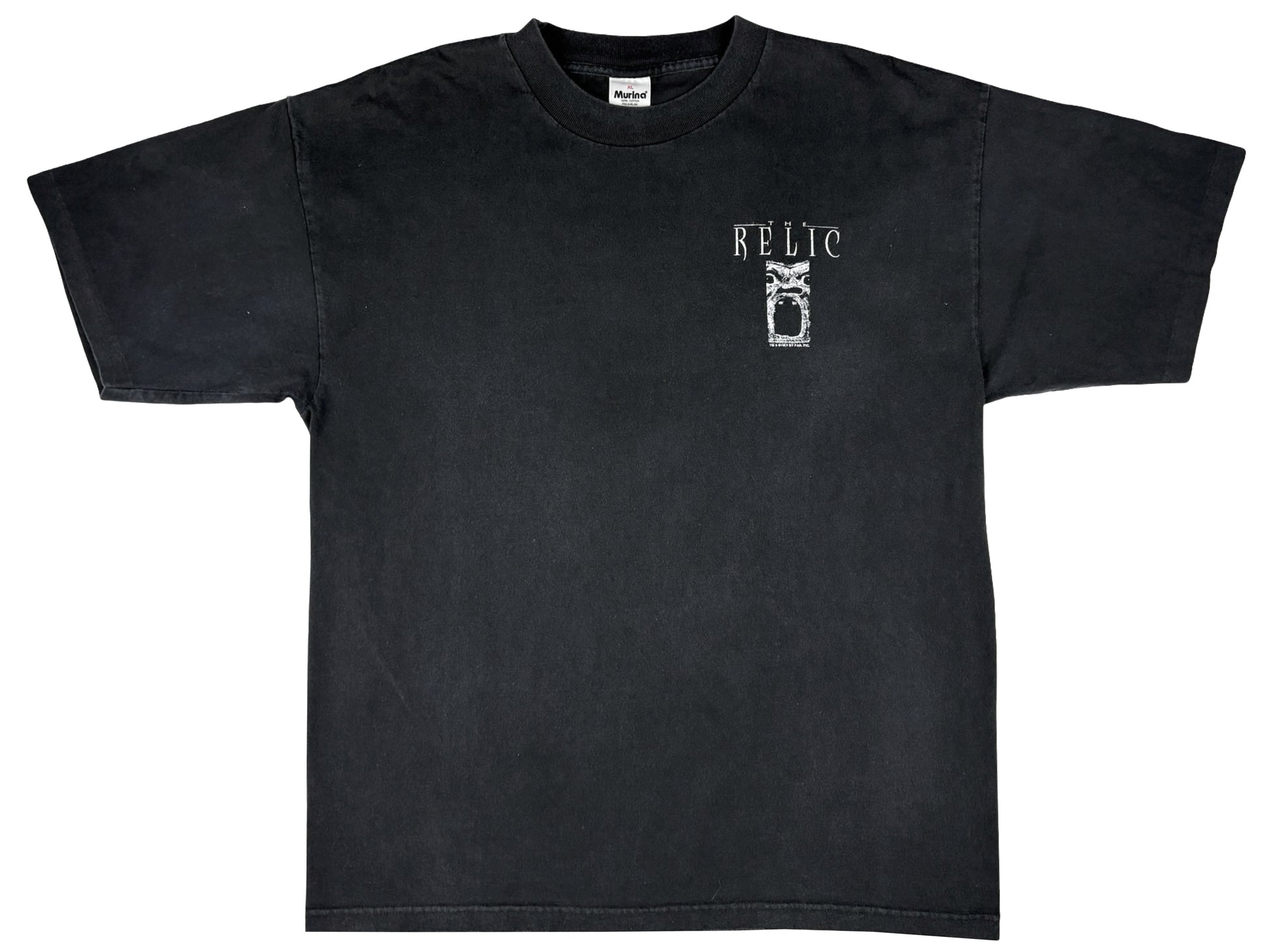 Vintage The Relic Movie Black T-Shirt 90s Horror Sci-Fi Museum Science Fiction