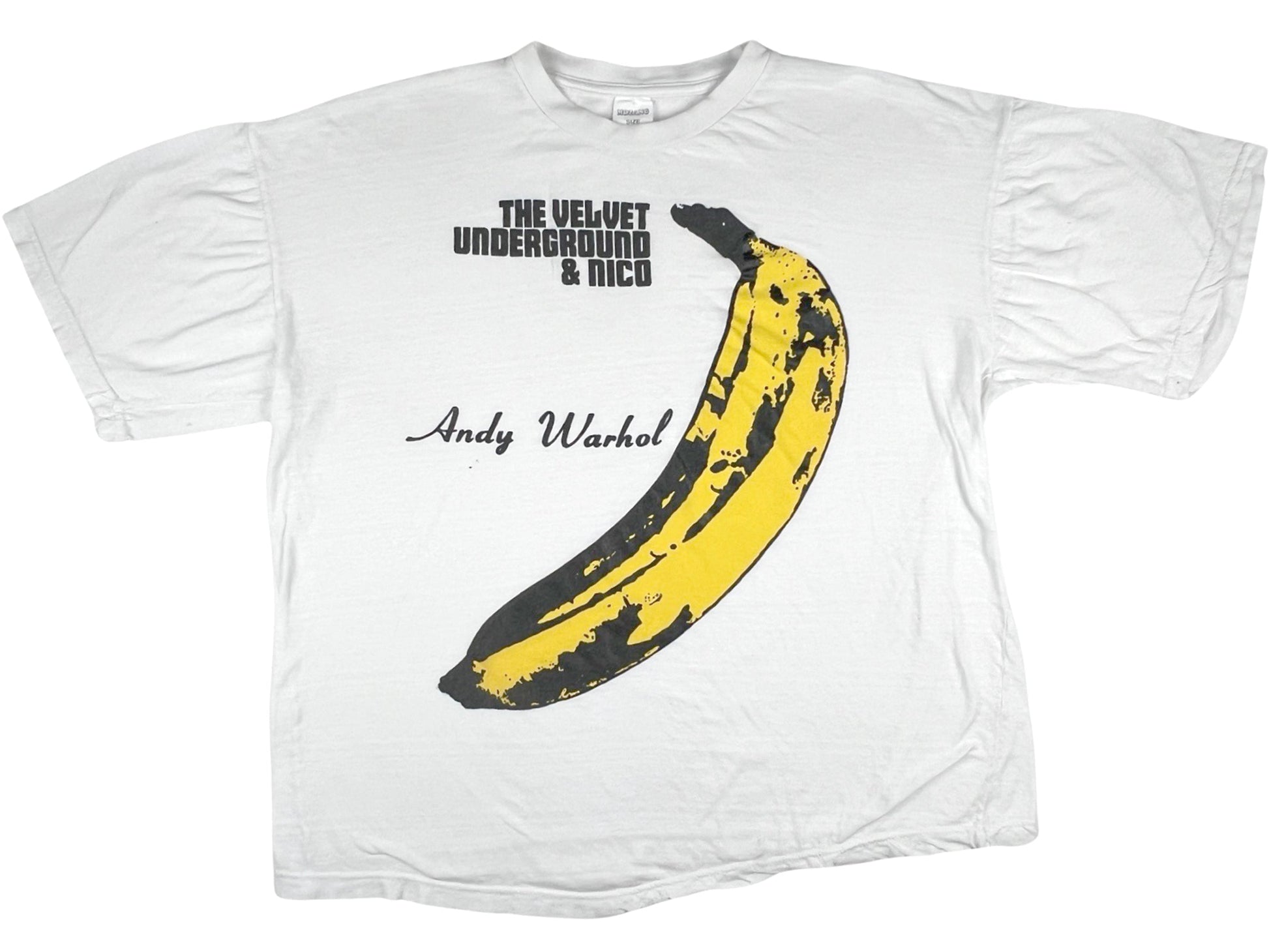 Vintage The Velvet Underground & Nico Andy Warhol White T-Shirt