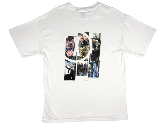Vintage The X-Files 9 Seasons White T-Shirt TV Show Sci-Fi Science Fiction 90s y2k