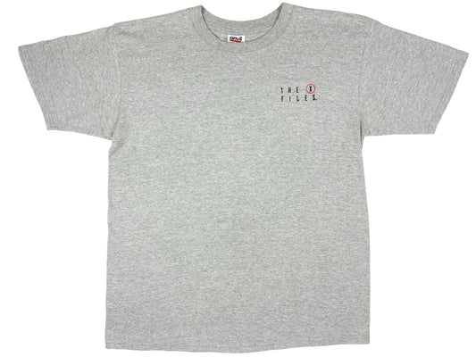 Vintage The X-Files Embroidered Grey T-Shirt