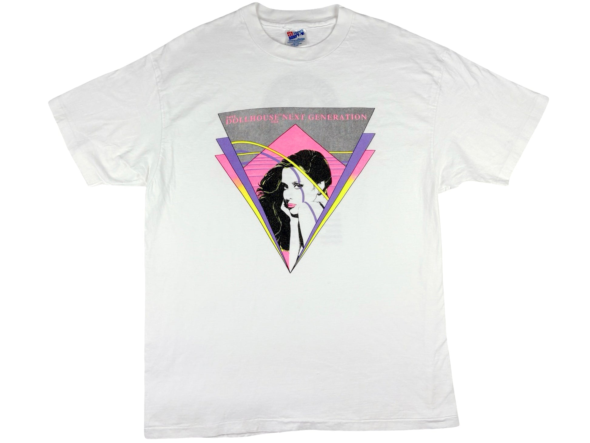 Vintage Thee Dollhouse 'Next Generation' White T-Shirt Strip Club Adult