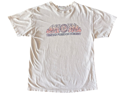 Vintage Tibetan Freedom Concert 1997 T-Shirt 90s Festival Beastie Boys Bjork Band Tee