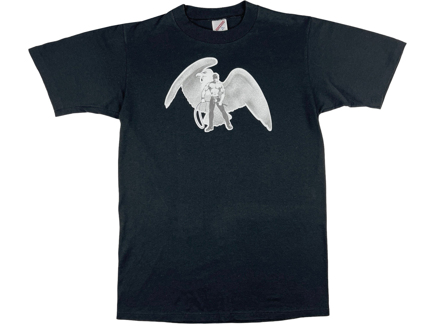 Vintage Tom of Finland Eagle Club Black T-Shirt Art Gay Homo Erotic 80s 90s Club 
