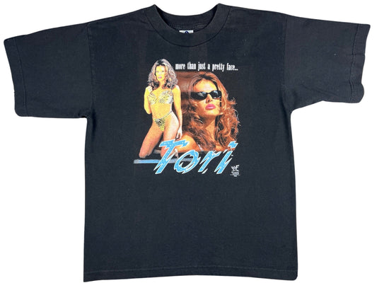 Vintage Tori Wrestling Black T-Shirt 90s y2k WWF WWE
