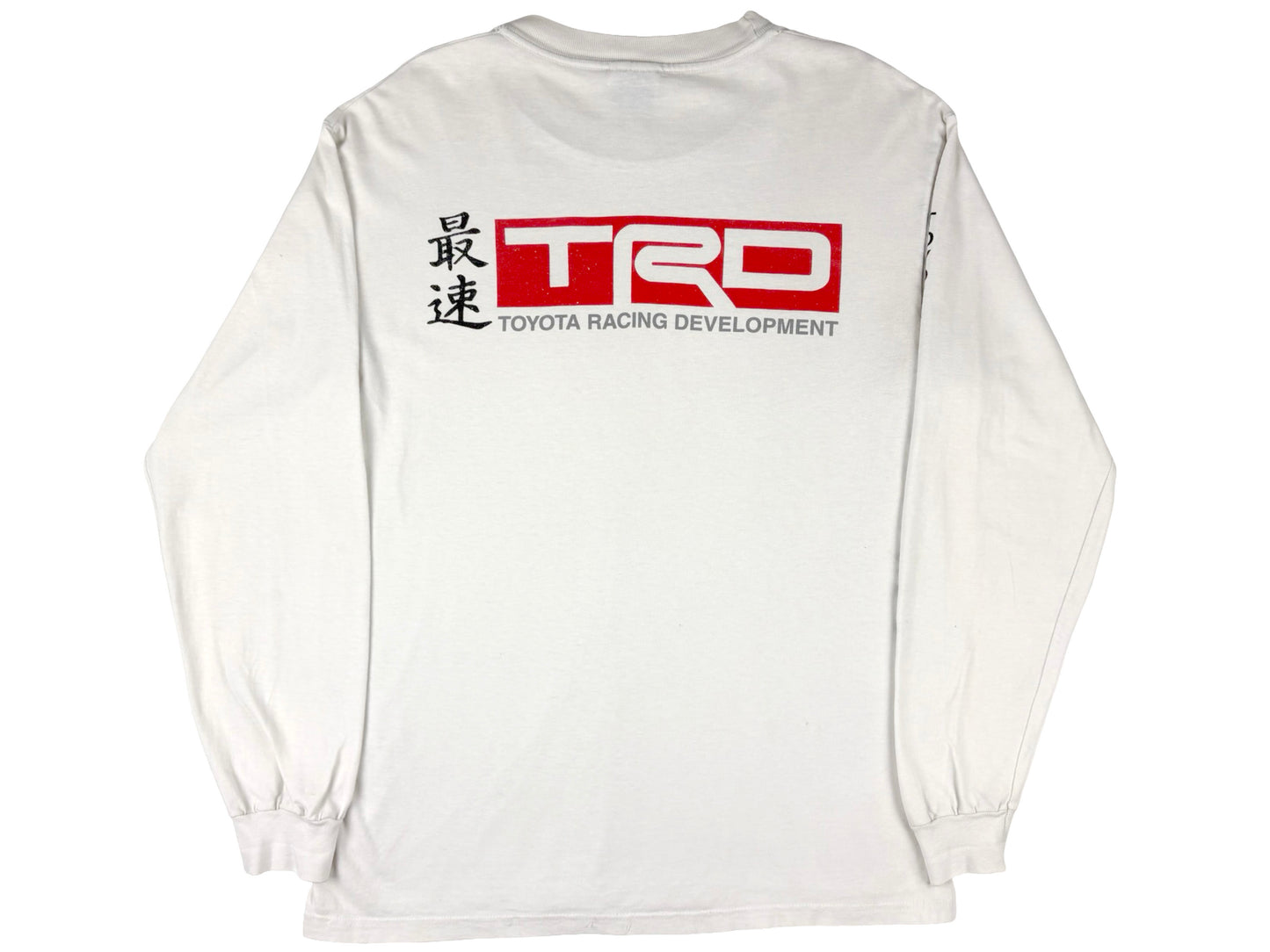 Vintage Toyota Motorsports White Long Sleeve Shirt TRD Toyota Racing Development 90s y2k