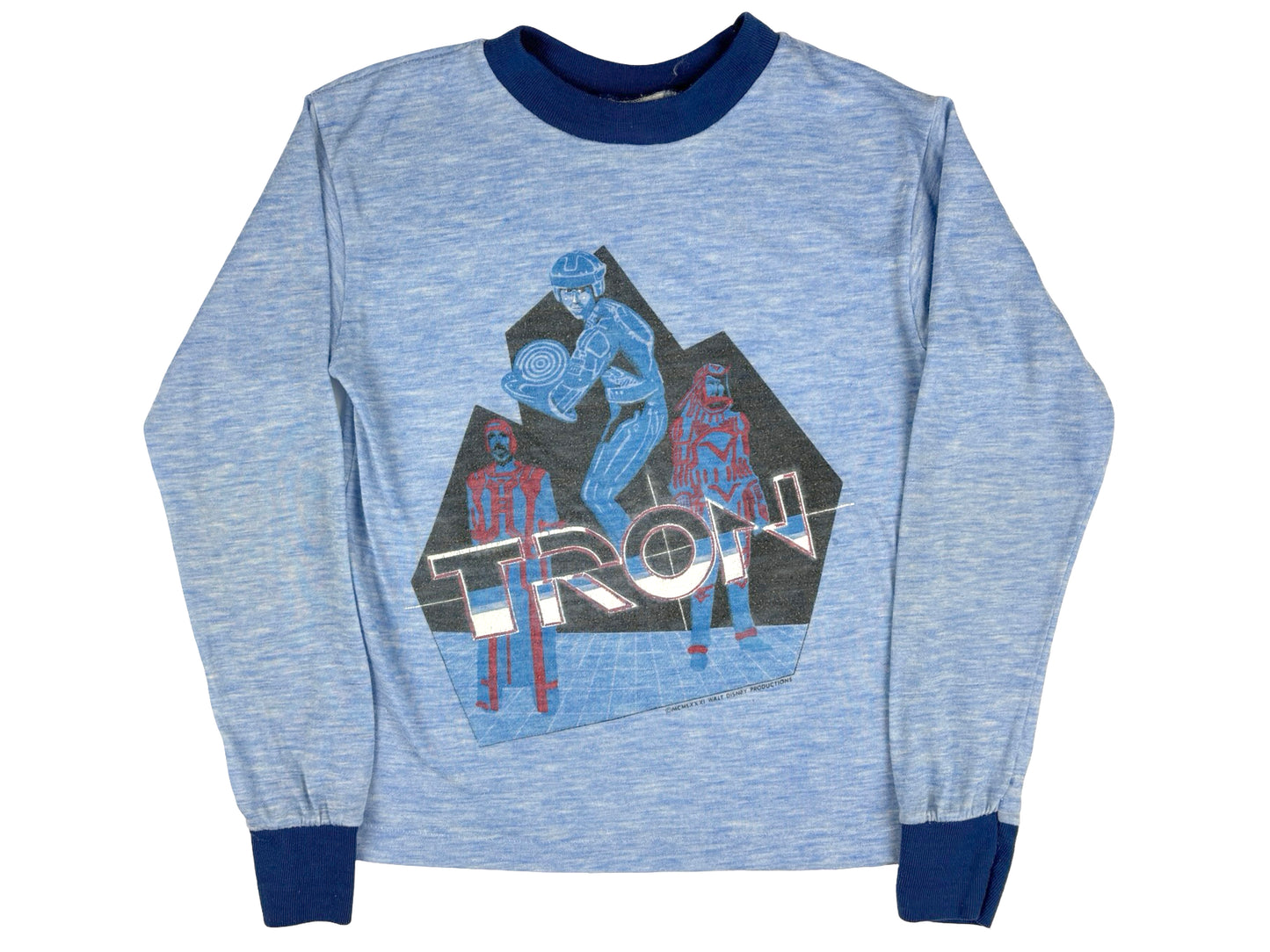 Vintage Tron Kids Pajama Top Movie 80s Cyber Future Sci-Fi Science Fiction Walt Disney