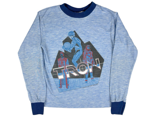 Vintage Tron Kids Pajama Top Movie 80s Cyber Future Sci-Fi Science Fiction Walt Disney