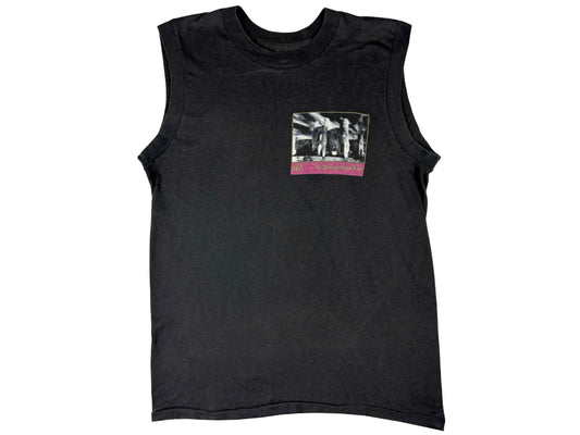 Vintage U2 'The Unforgettable Fire' Tour Black Sleeveless T-Shirt 80s