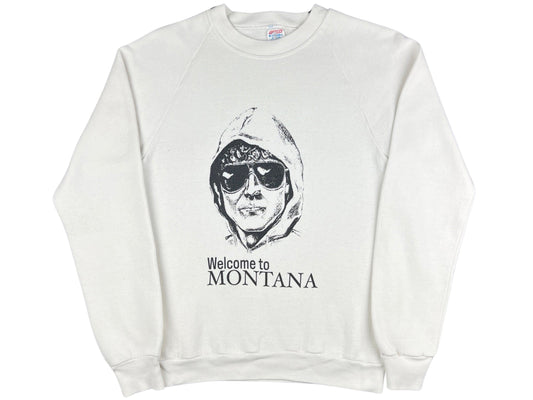 Vintage Unabomber Welcome To Montana Sweatshirt 90s