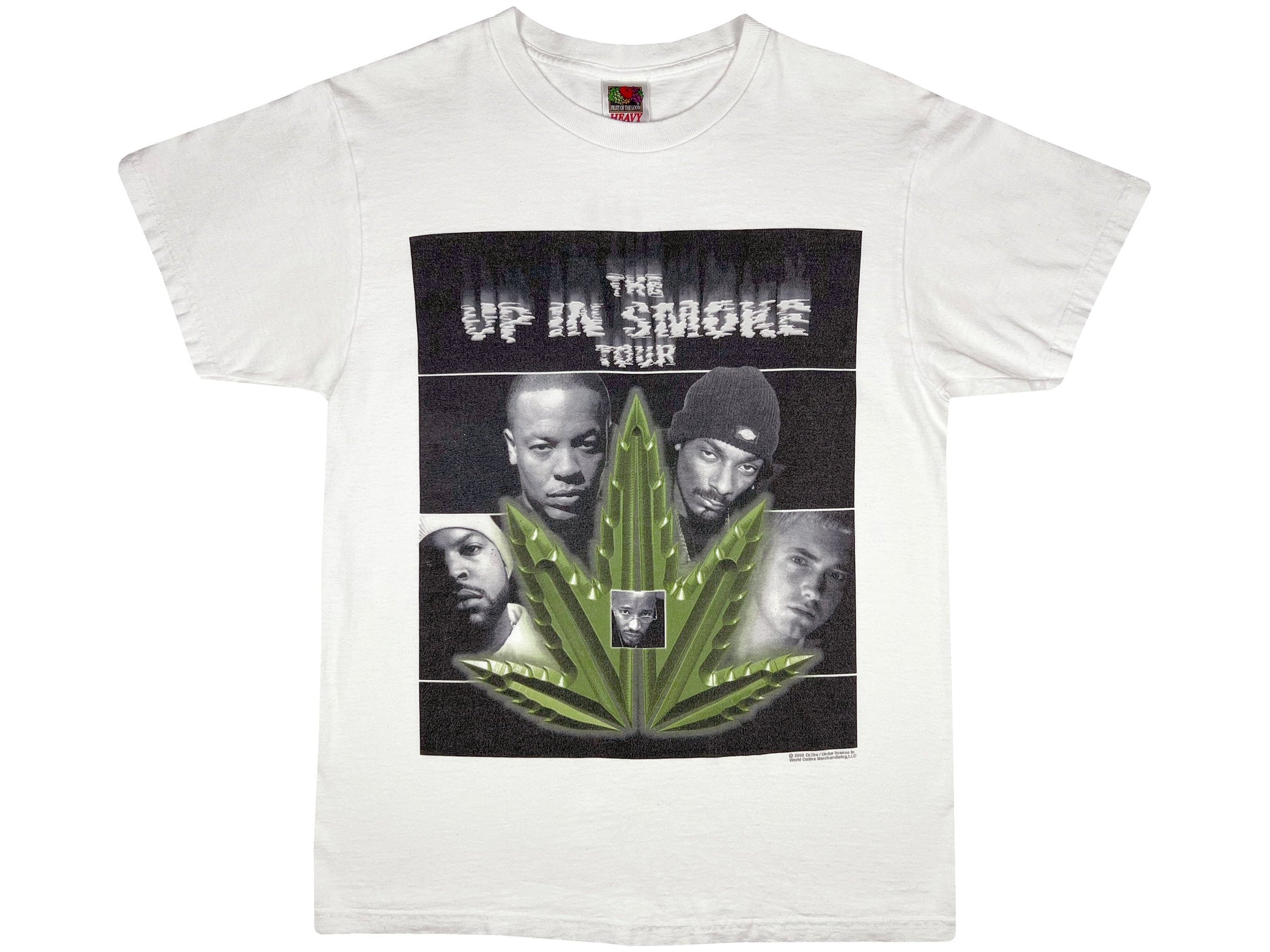 Vintage Up In Smoke Tour T-Shirt Dr Dre Snoop Dogg Ice Cube Eminem 90s y2k Rap tee Hip Hop