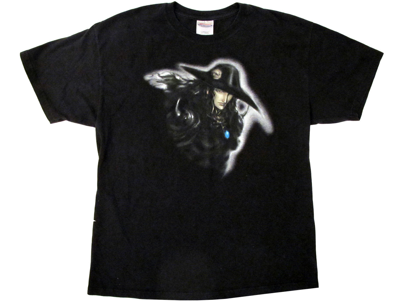 Vintage Vampire Hunter D Bloodlust Black T-Shirt y2k anime cartoon 90s