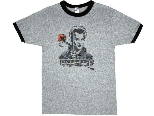 Vintage Dune Movie Feyd Rautha Sting Grey Ringer T-Shirt 80s Sci-F Science Fiction David Lynch