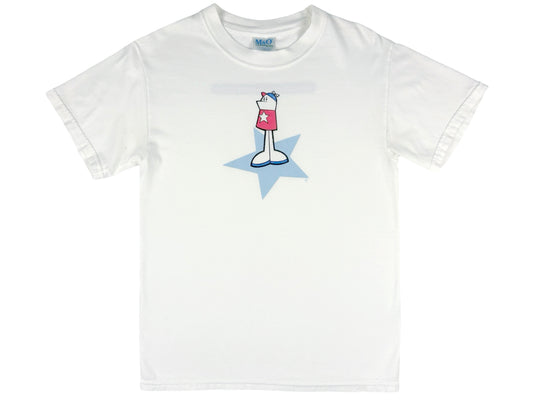 Vintage Homestar Runner White T-Shirt y2k Comedy Animation Cartoon Internet website Strong bad