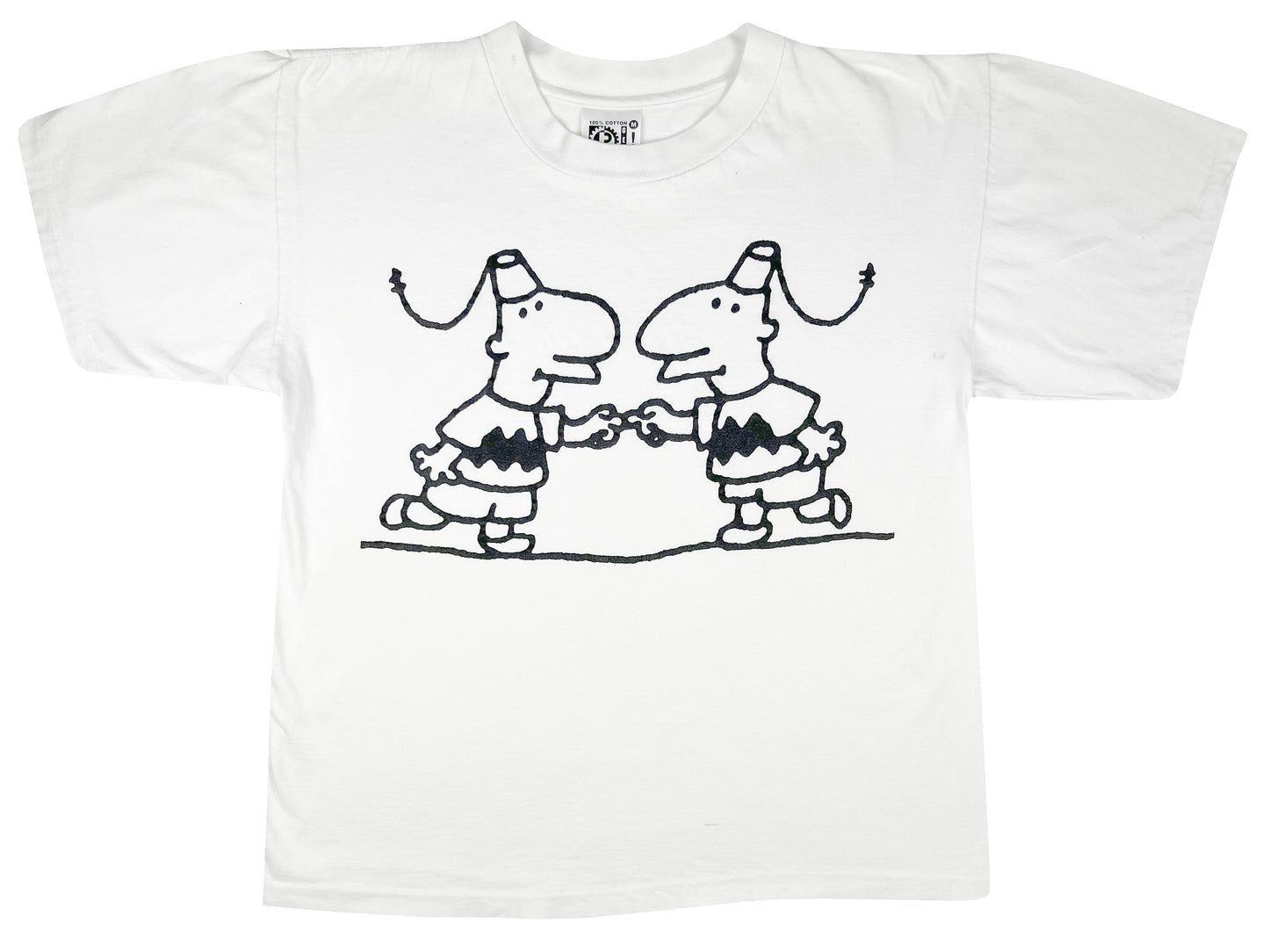 Vintage Matt Groening Akbar & Jeff T-Shirt Gay Couple Life In Hell Comic 80s 90s