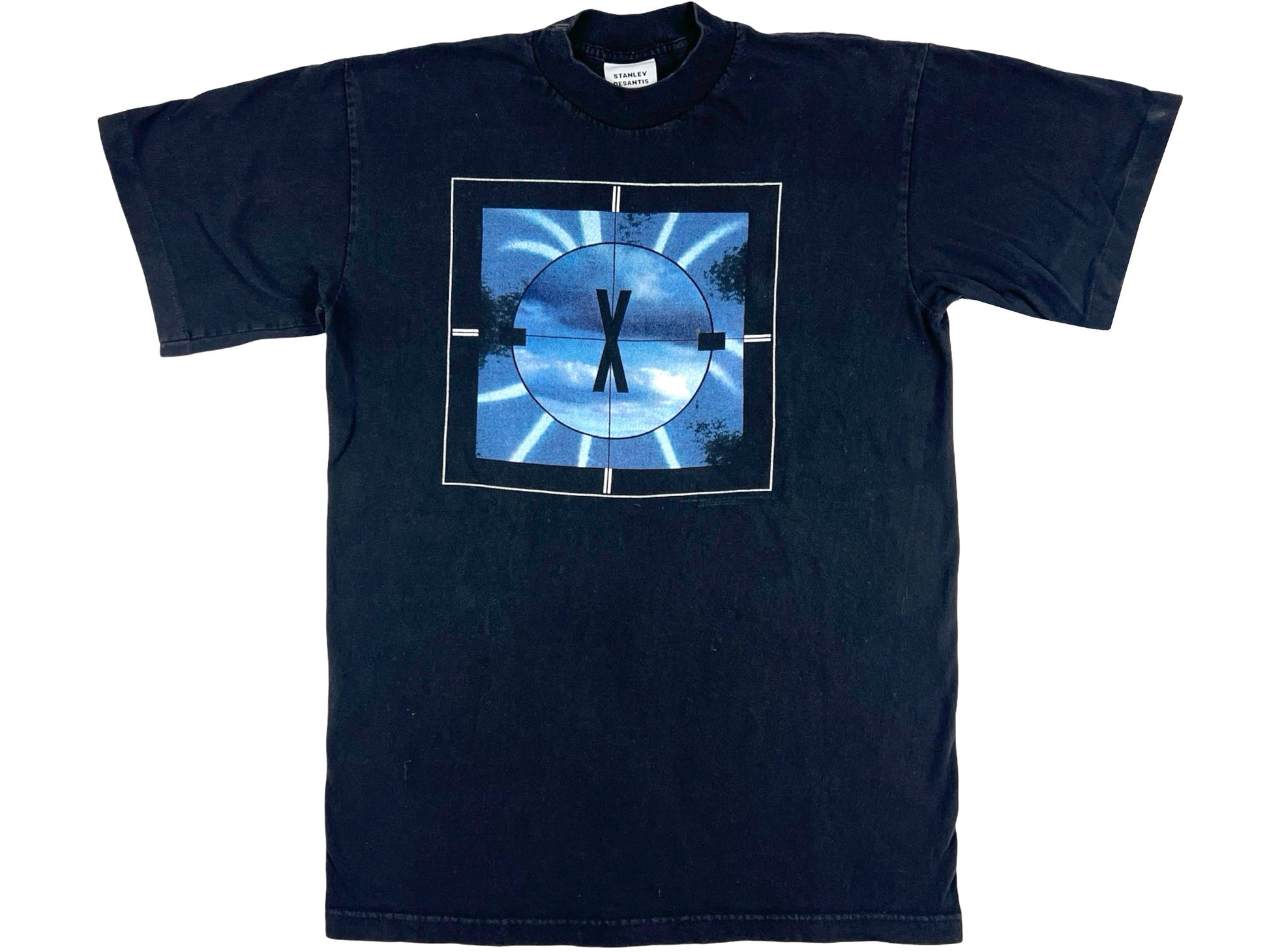Vintage The X-Files Black T-Shirt TV Show 90s Horror Sci-Fi Science Fiction