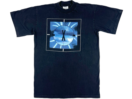 Vintage The X-Files Black T-Shirt TV Show 90s Horror Sci-Fi Science Fiction