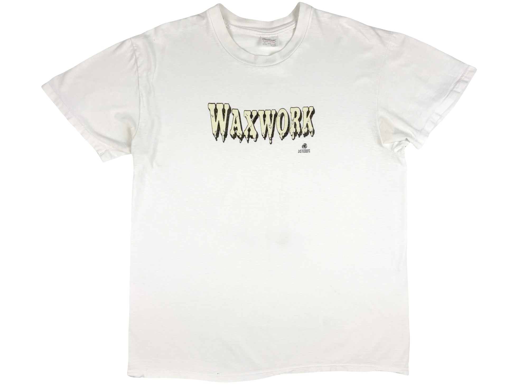 Vintage Waxwork Movie White T-Shirt 80s Horror Vestron Pictures Cult Classic 