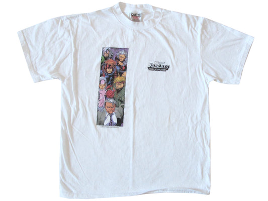 Vintage WildC.A.T.S. Comic Book White T-Shirt Comics Image 90s Jim Lee