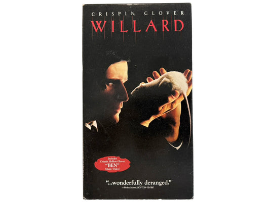 Vintage Willard VHS Crispin Glover Rat Rats 90s y2k Horror