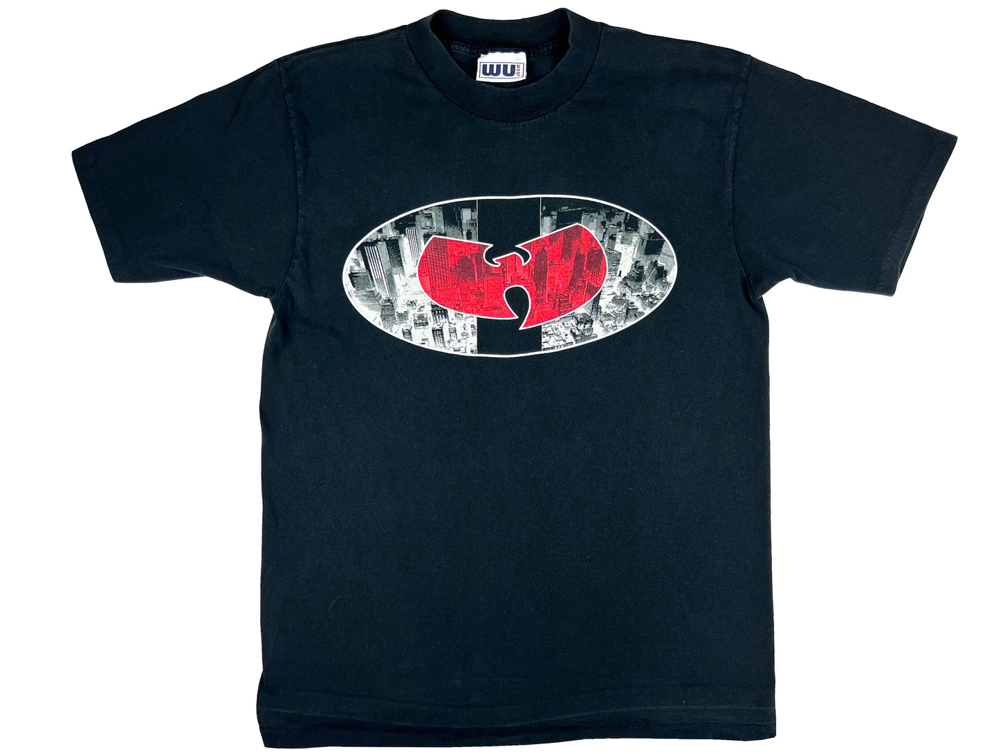 Vintage Wu Wear Black T-Shirt 90s Hip Hop Rap Tee NYC New York City