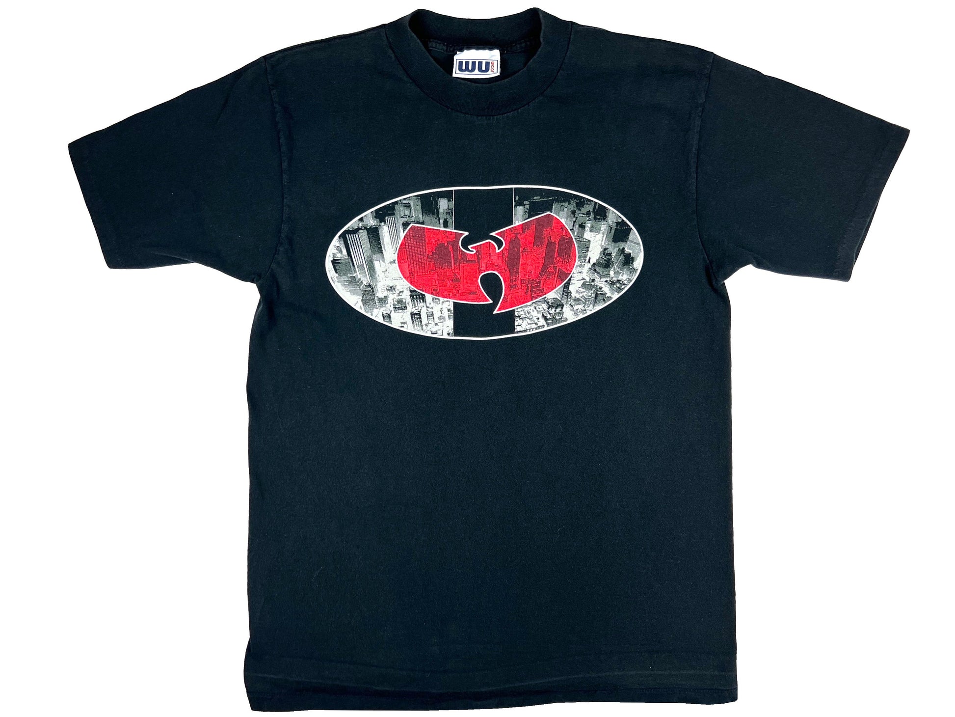Vintage Wu Wear Black T-Shirt 90s Hip Hop Rap Tee NYC New York City