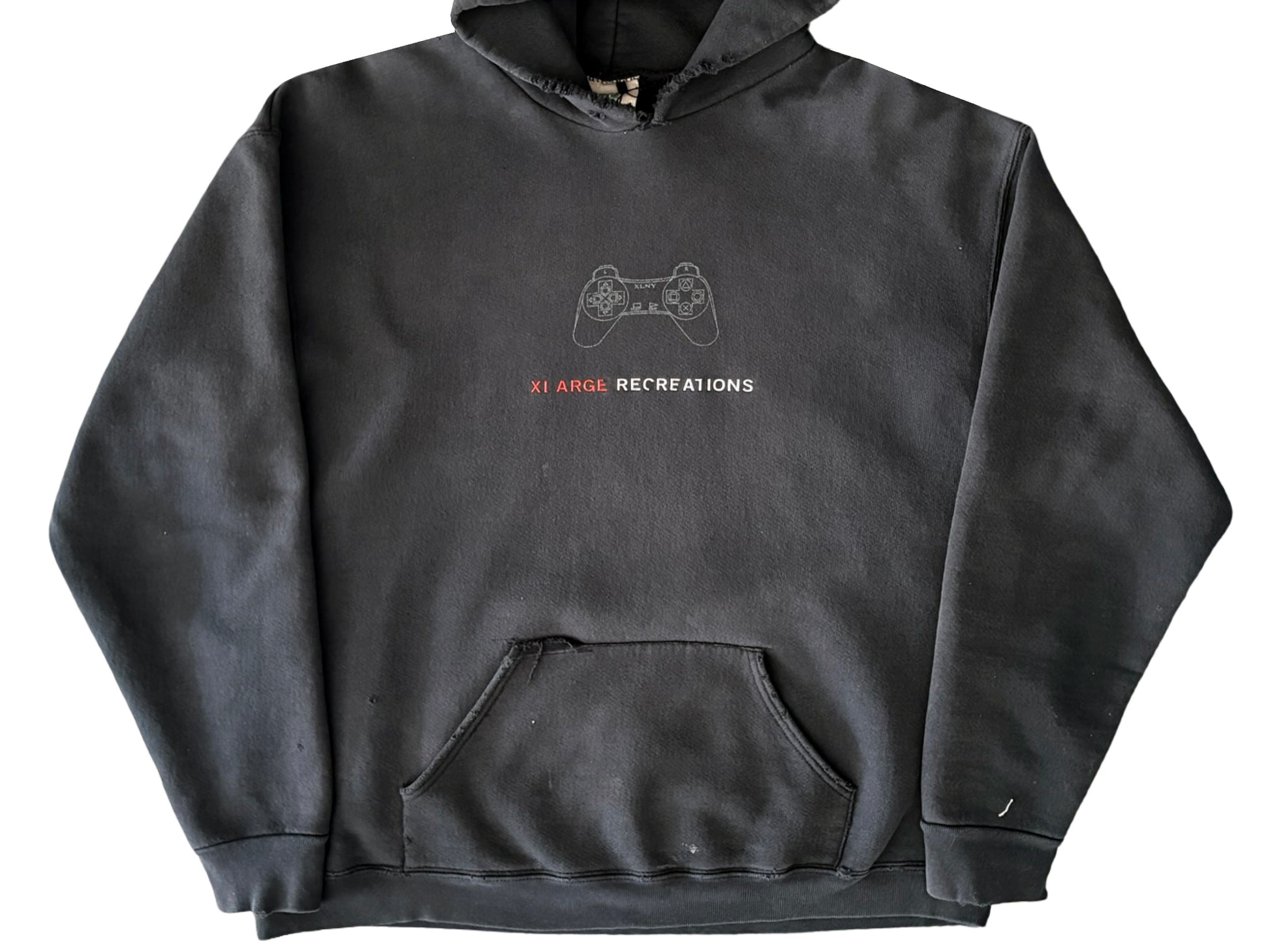 Vintage X-Large Recreations Playstation Controller Hoodie