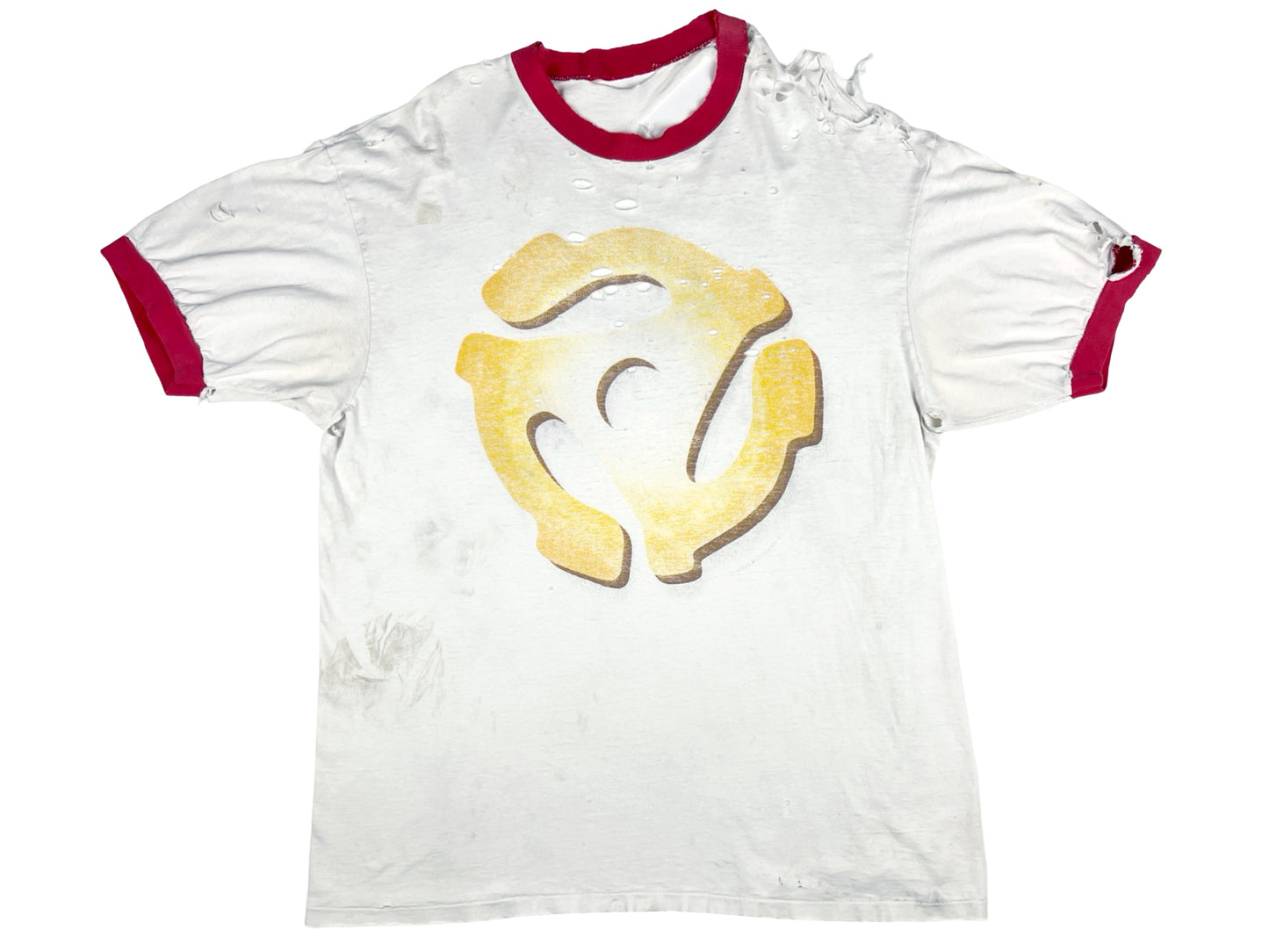 Record Adapter Thrashed Ringer T-Shirt