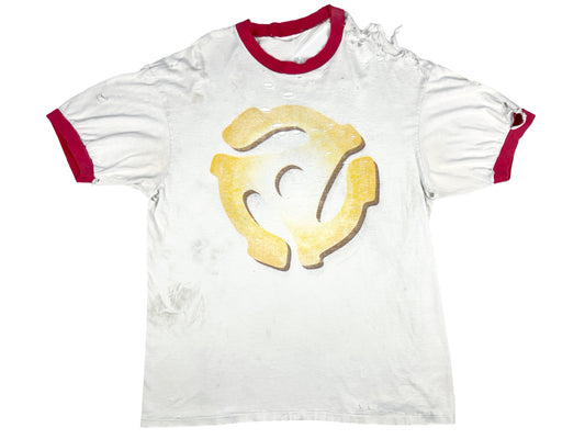 Record Adapter Thrashed Ringer T-Shirt