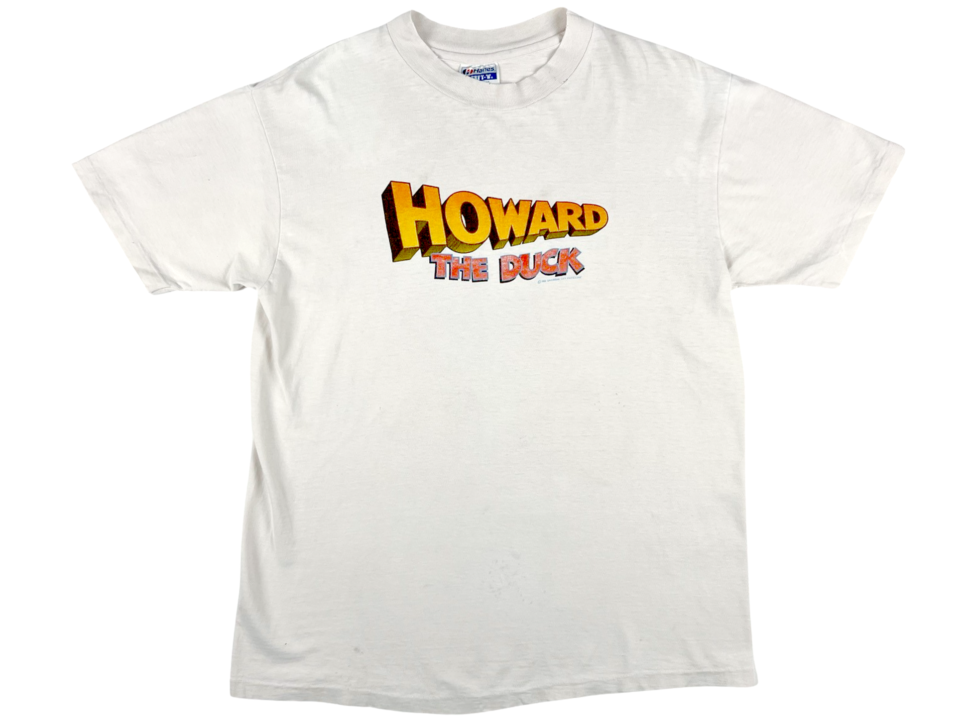 Vintage Howard the Duck Movie White T-Shirt