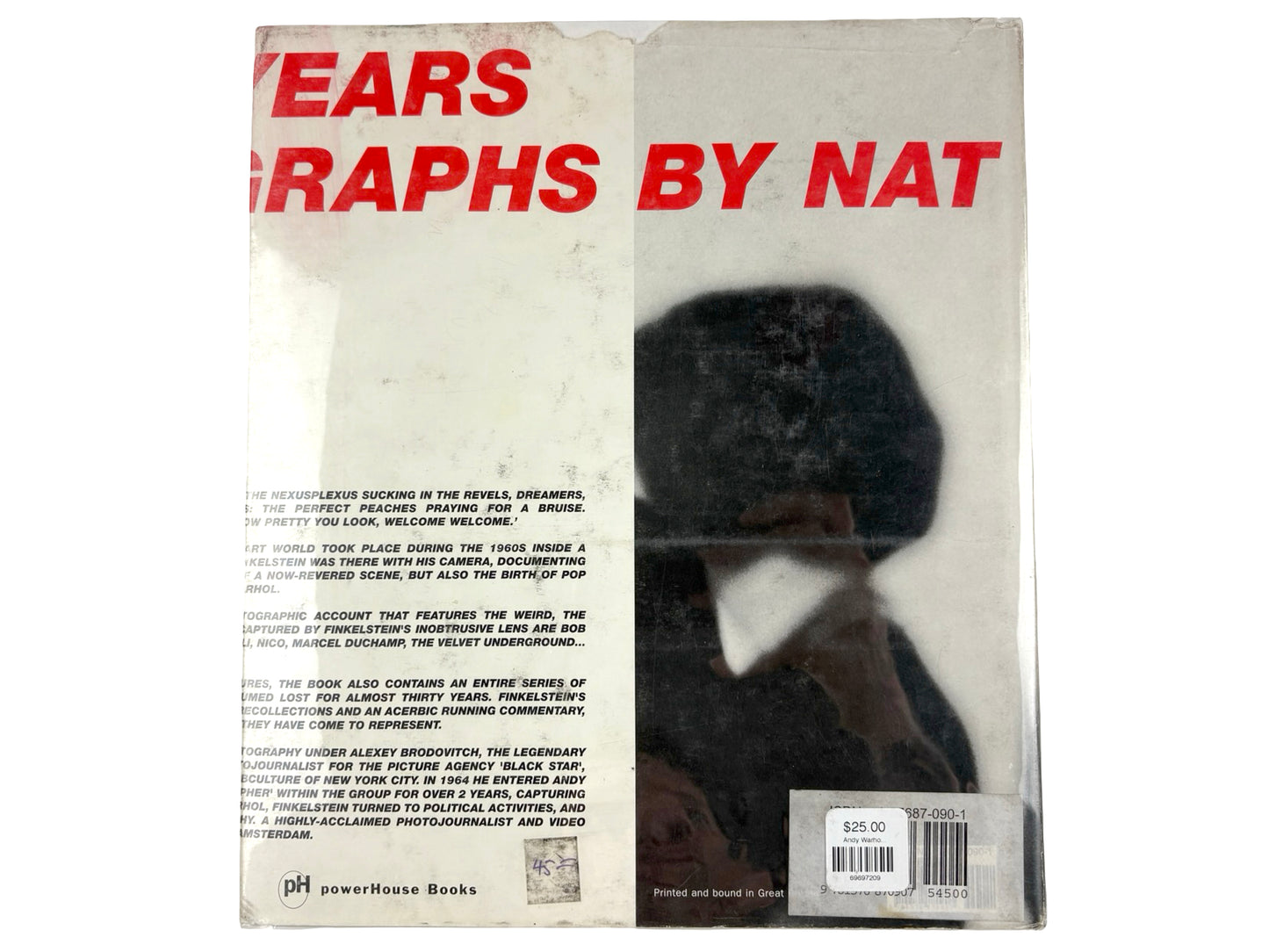 Andy Warhol 'Fineklstein' Book