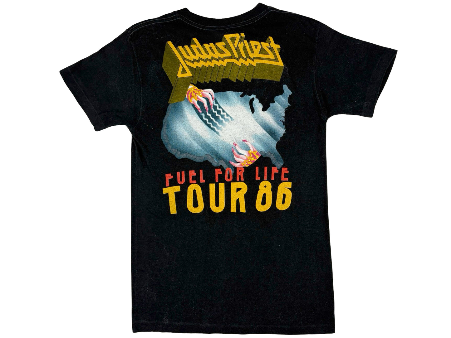 Judas Priest 'Fuel For Life' 1986 Tour T-Shirt