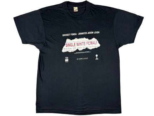 Vintage Single White Female Movie Black T-Shirt 90s 1994 SWF