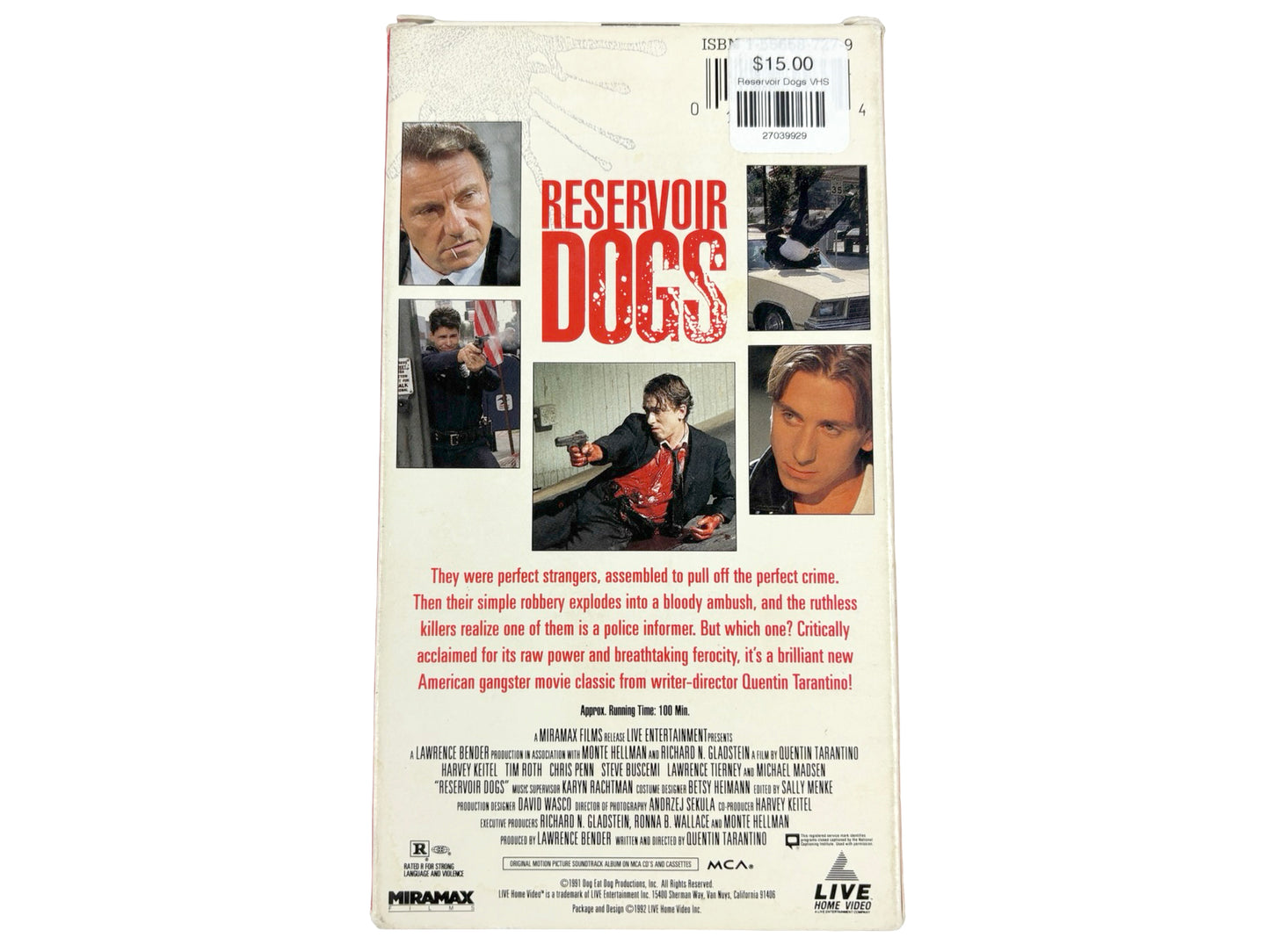 Reservoir Dogs VHS