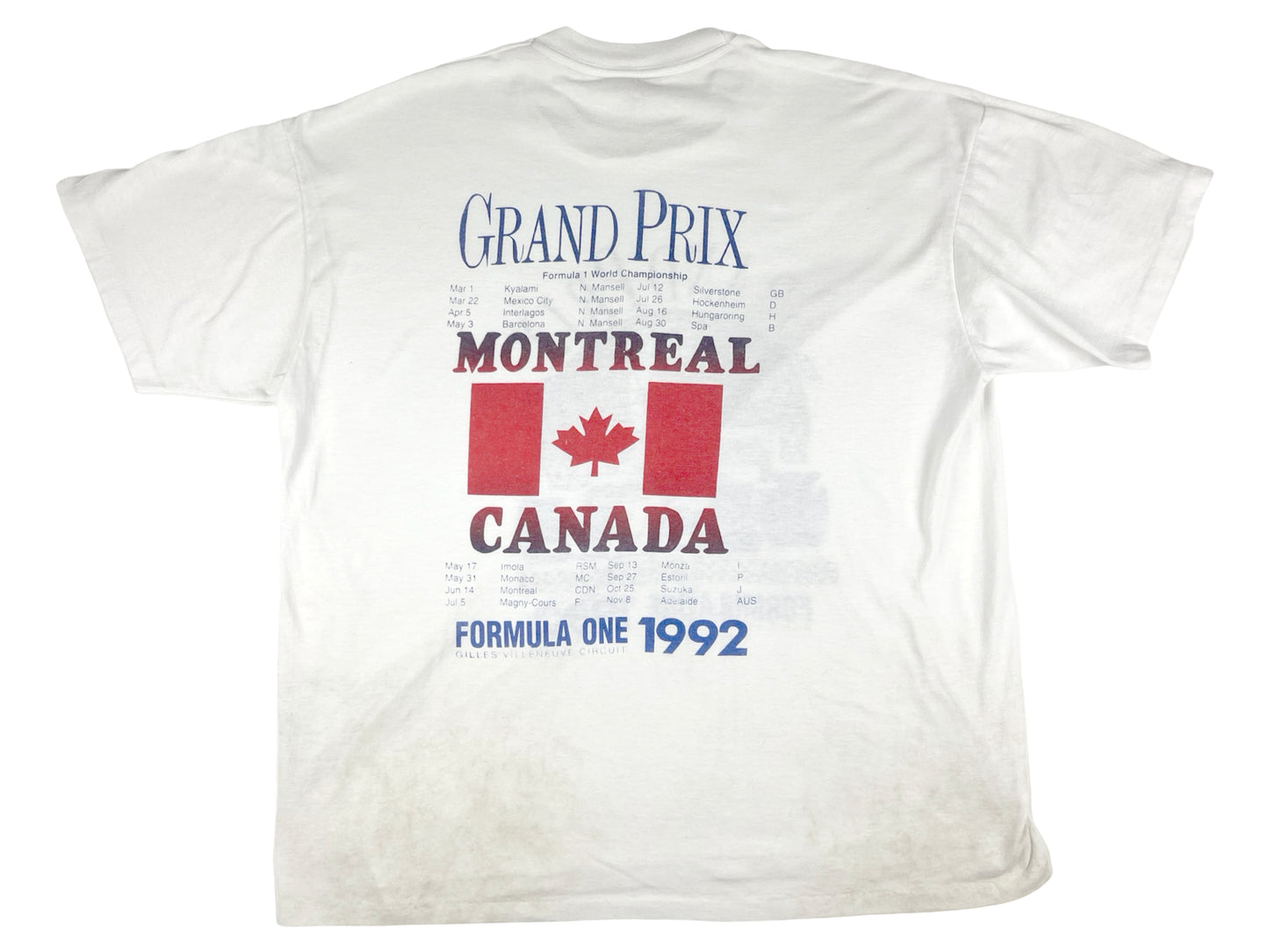Formula 1 Grand Prix Canada 1992 T-Shirt