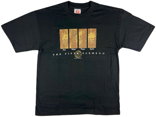 Vintage The Fifth Element Euro Movie Black T-Shirt
