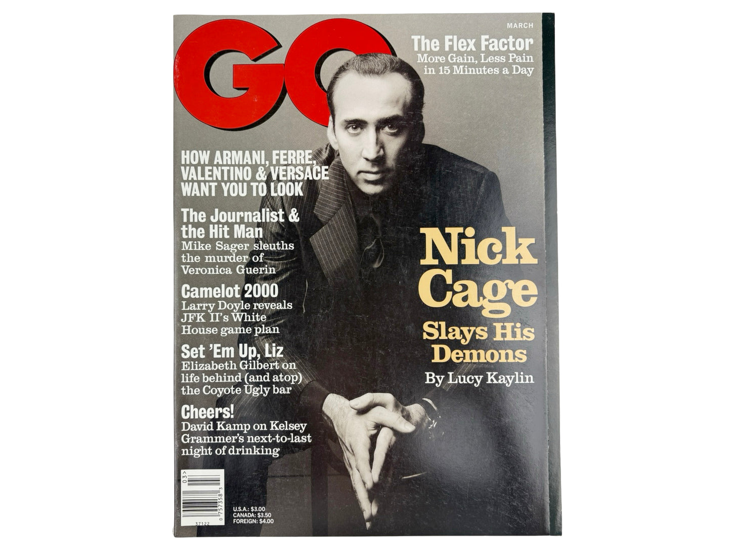 GQ Magazine March 1997 Nicolas Cage