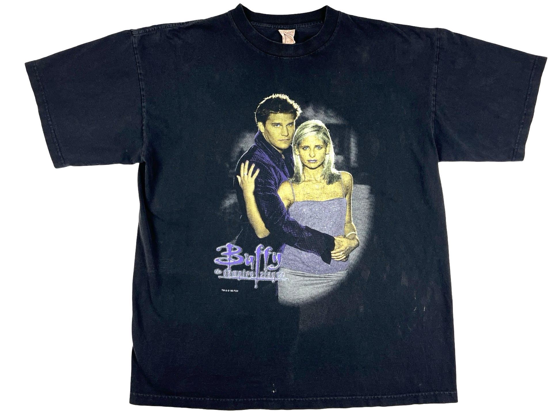 Vintage Buffy The Vampire Slayer & Angel T-Shirt TV Show 90s