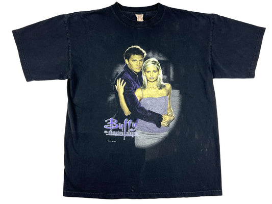 Vintage Buffy The Vampire Slayer & Angel T-Shirt TV Show 90s