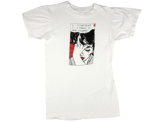 Vintage Roy Lichtenstein Style 'I Can't Believe I Forgot to Have Children' T-Shirt