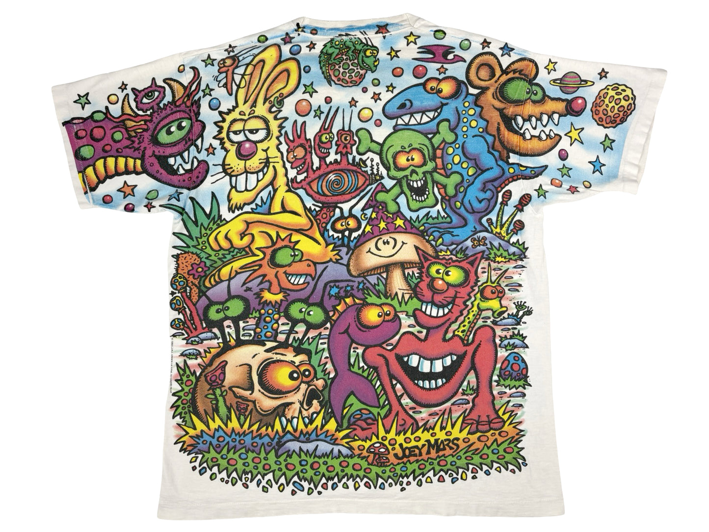 Joey Mars Liquid Blue All Over Print T-Shirt