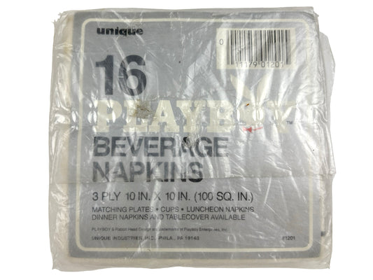 Playboy 16 Beverage Napkins